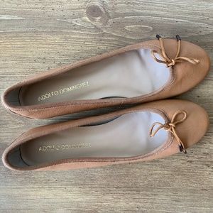 Aldolfo Domiguez Leather Block Heel - Brand new